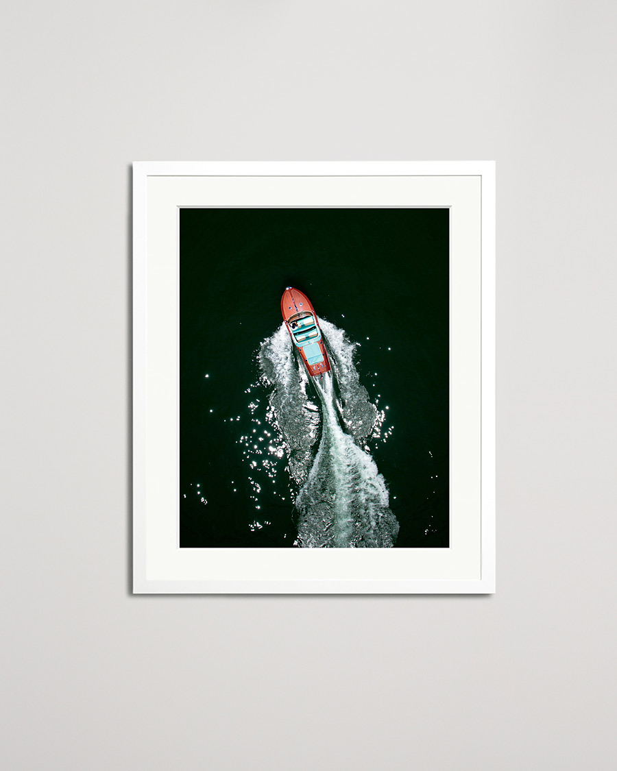 Herr | Tavlor | Sonic Editions | Framed Riva Speedboat On Lake Como