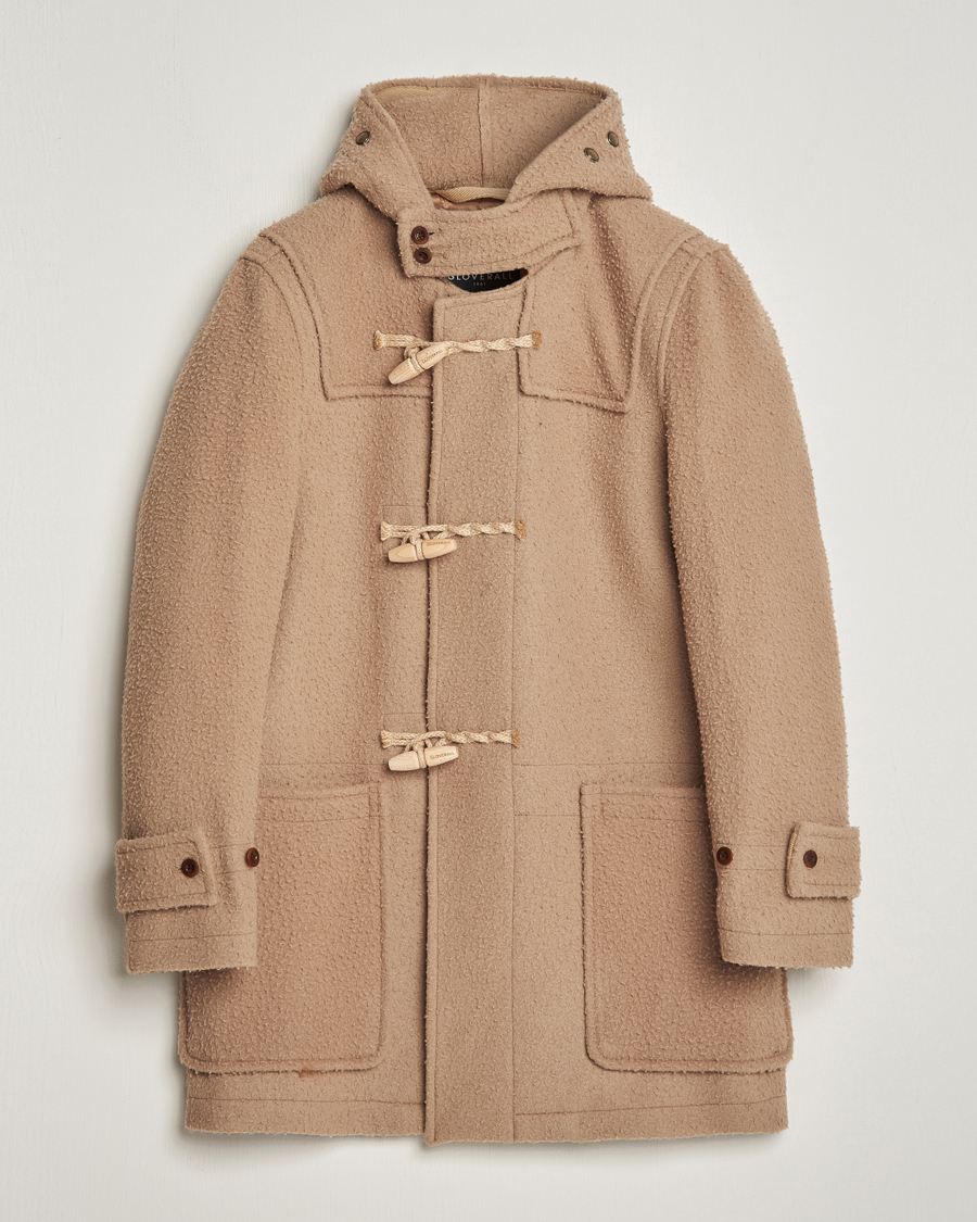 Herr | Jackor | Gloverall | Monty Casentino Wool Duffle Coat Camel
