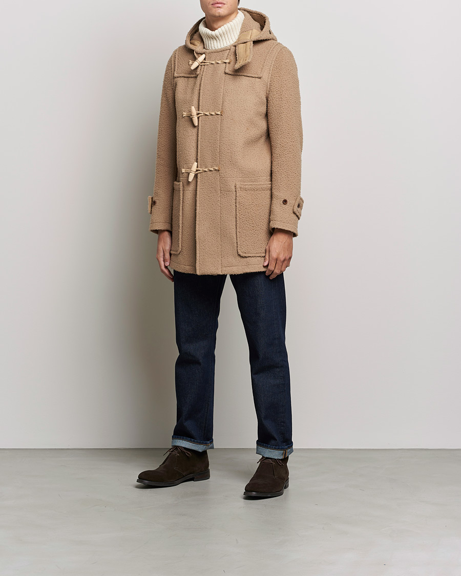 Herr | Jackor | Gloverall | Monty Casentino Wool Duffle Coat Camel