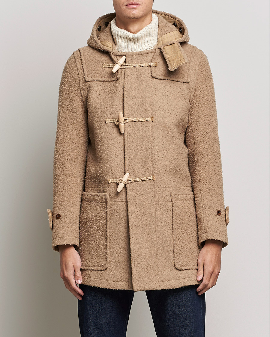 Herr | Jackor | Gloverall | Monty Casentino Wool Duffle Coat Camel