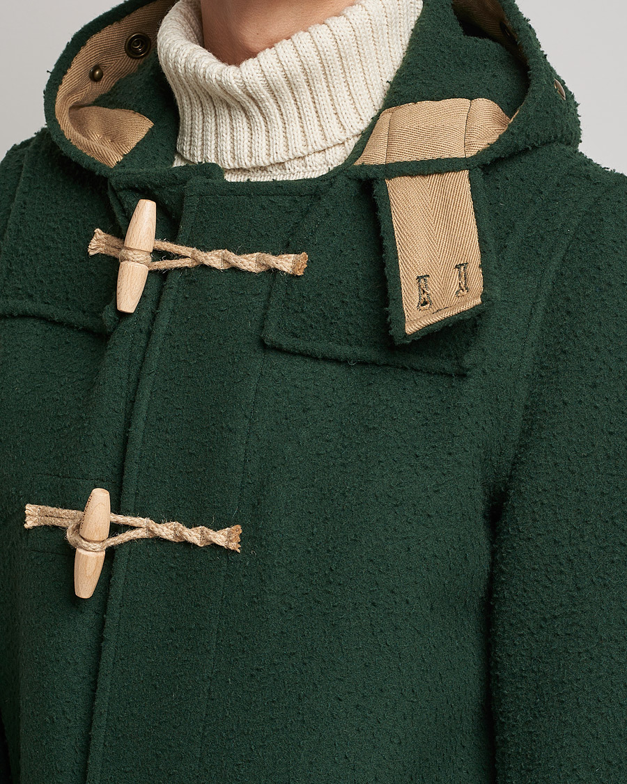 Herr | Jackor | Gloverall | Monty Casentino Wool Duffle Coat Moss