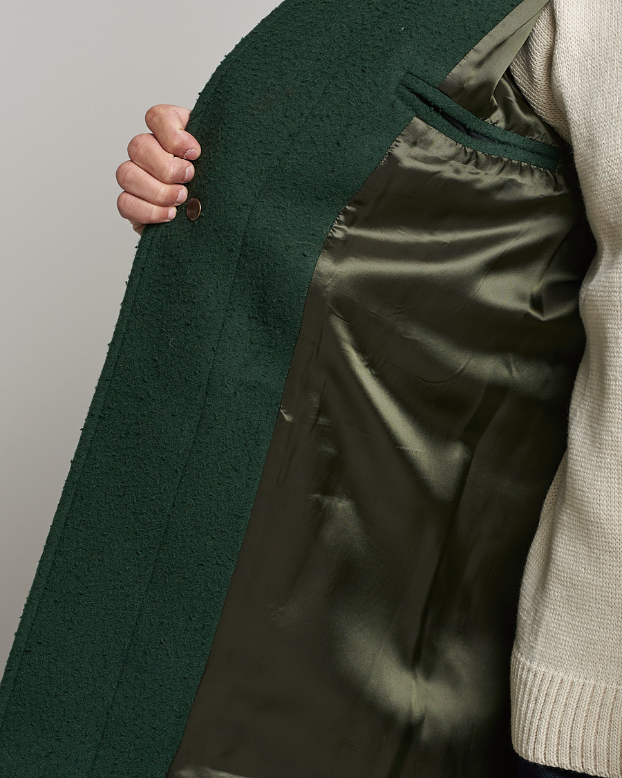 Herr | Jackor | Gloverall | Monty Casentino Wool Duffle Coat Moss