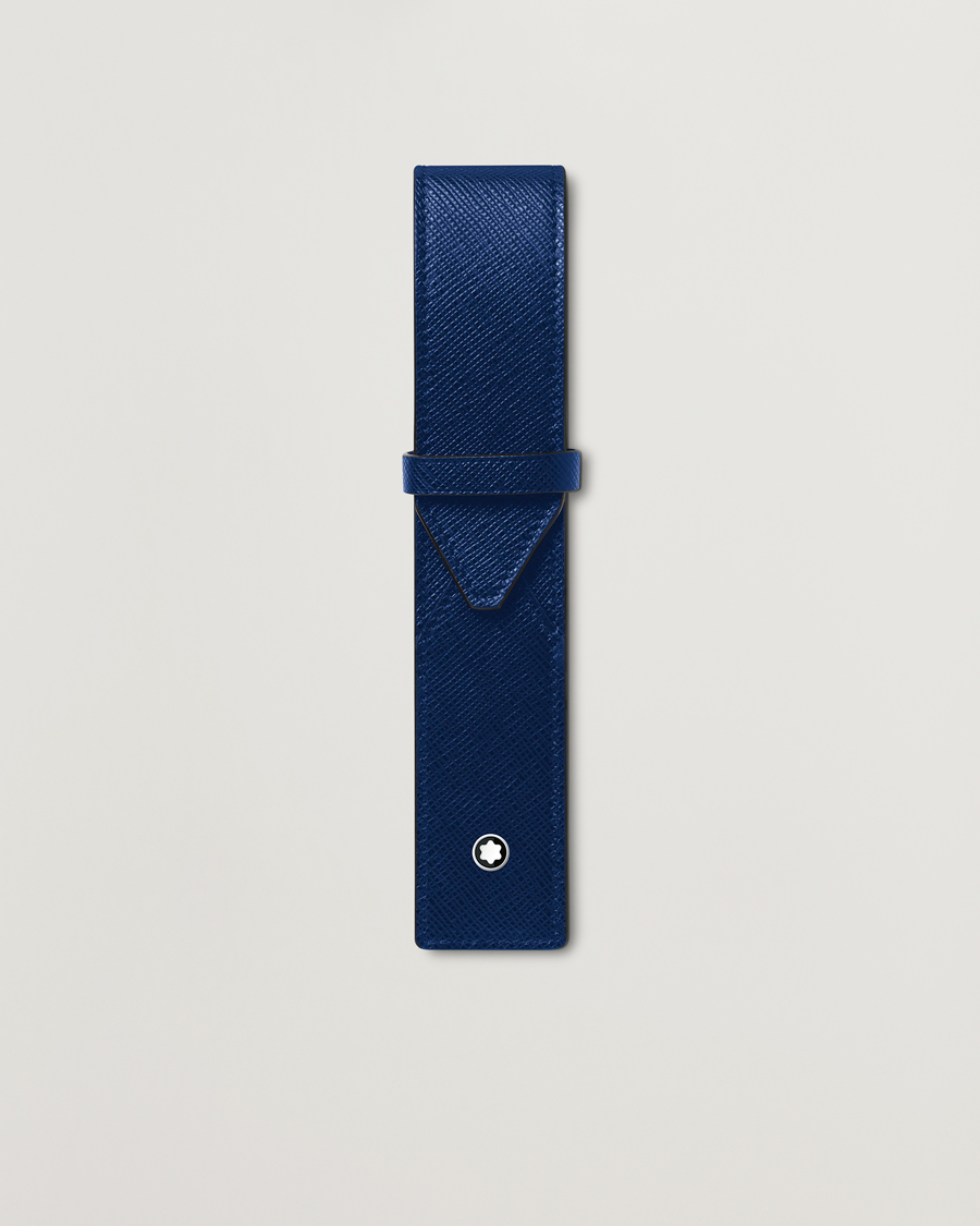 Herr | Montblanc Sartorial 1-Pen Pouch Blue | Montblanc | Sartorial 1-Pen Pouch Blue