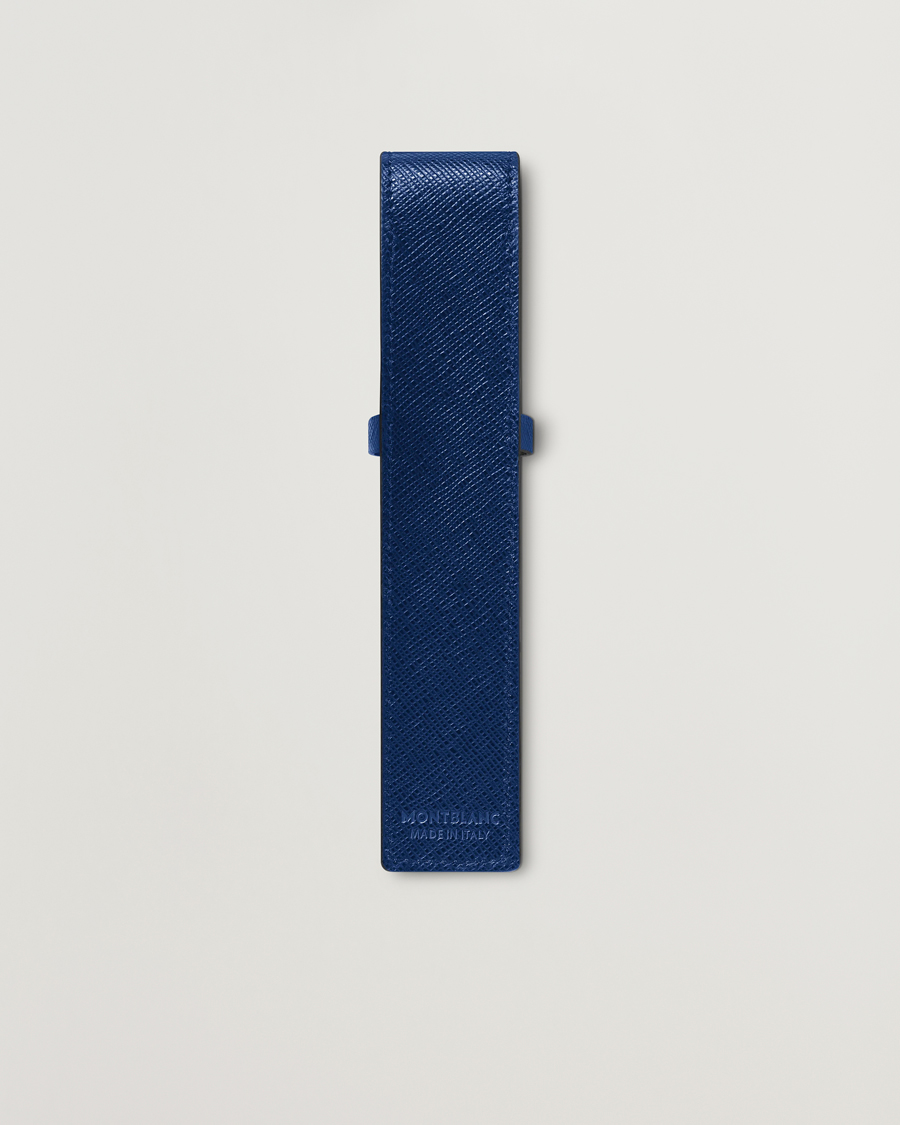 Herr | Montblanc Sartorial 1-Pen Pouch Blue | Montblanc | Sartorial 1-Pen Pouch Blue