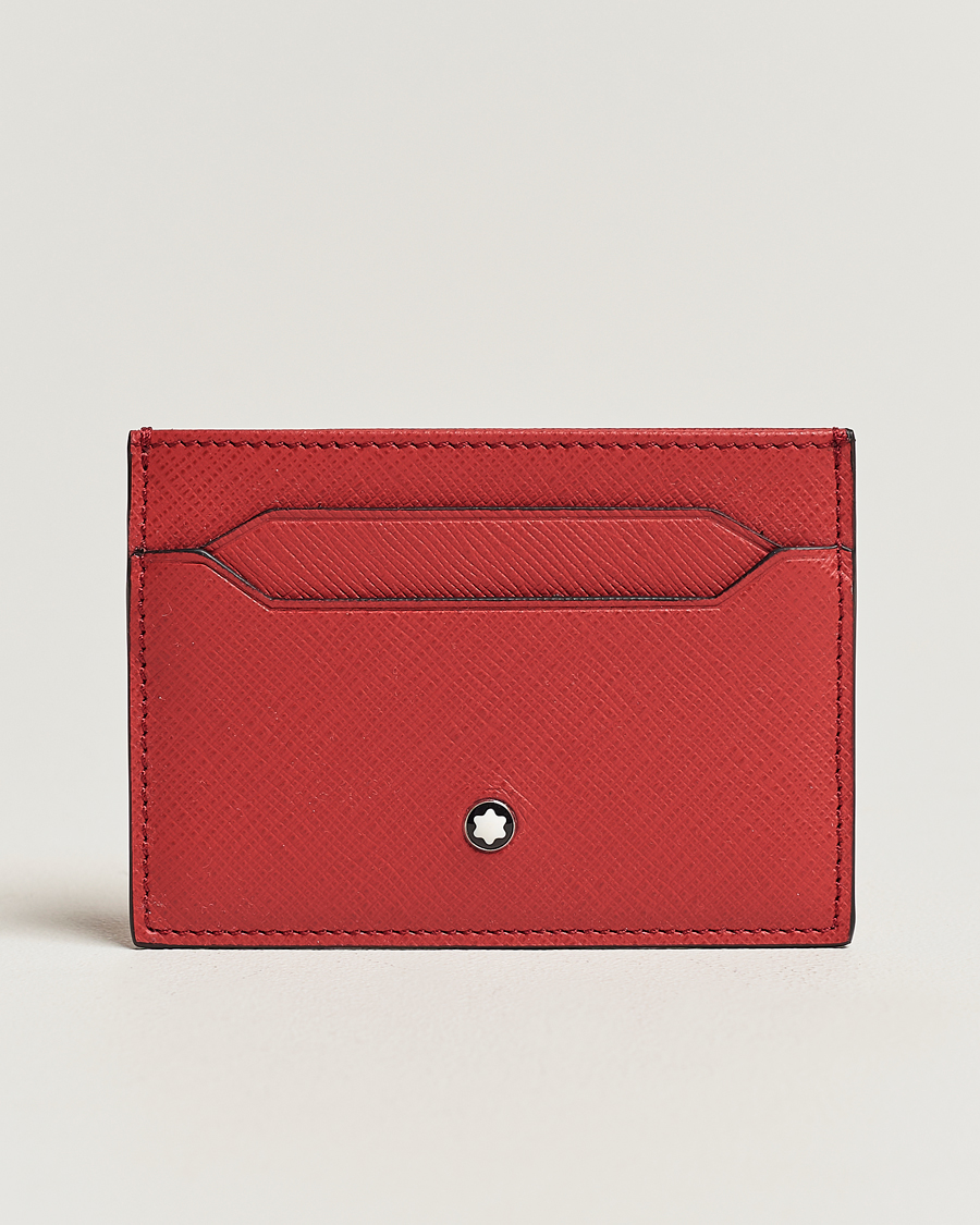 Herr | Montblanc Sartorial Card Holder 5cc Red | Montblanc | Sartorial Card Holder 5cc Red