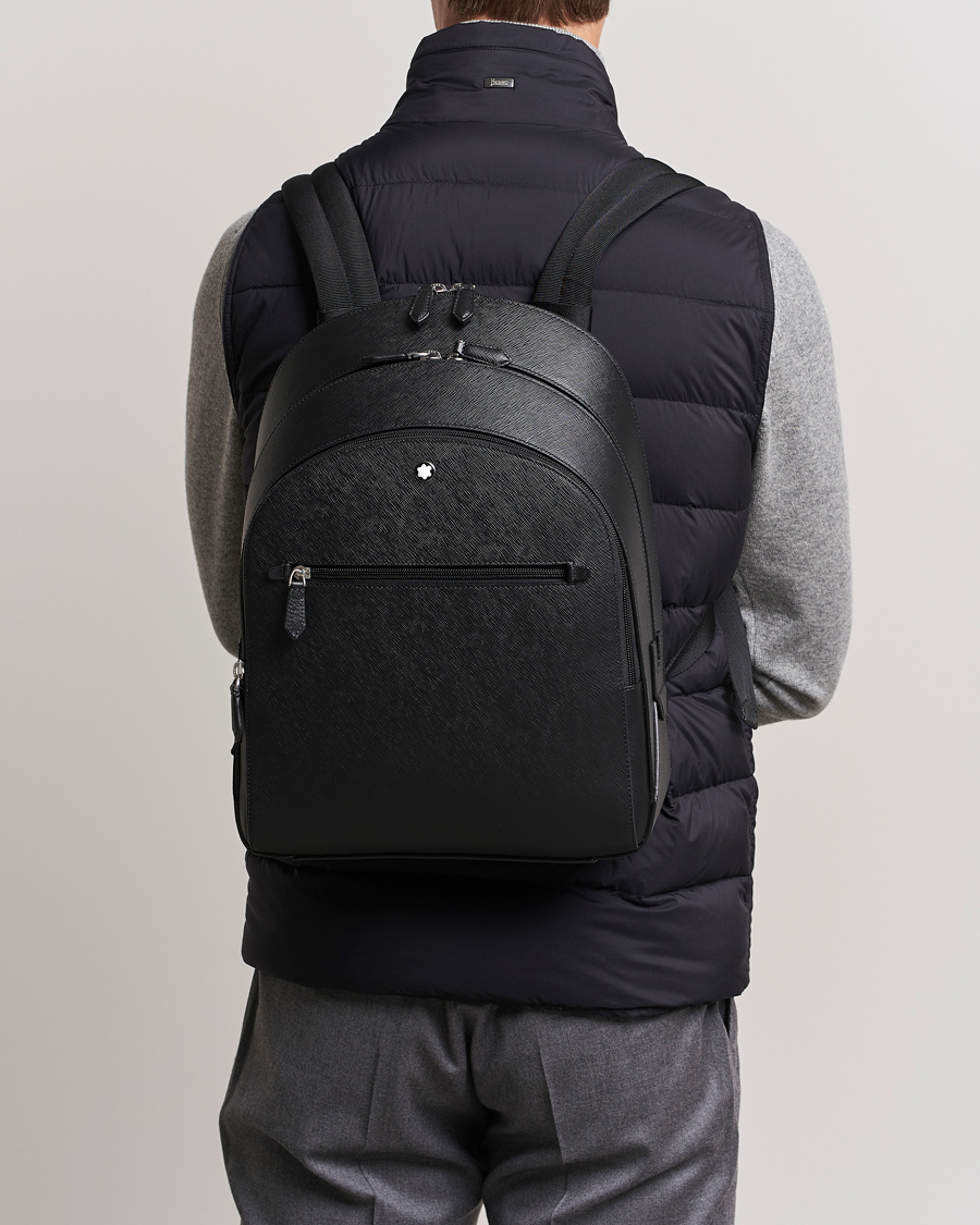 Herr | Väskor | Montblanc | Sartorial Medium Backpack 3 Compartments Black