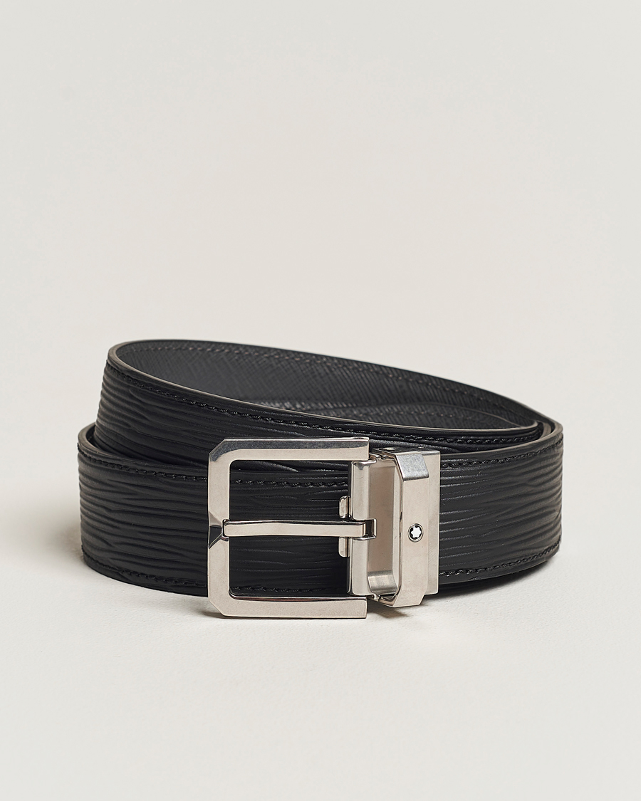 Herr | Bälten | Montblanc | 35mm Leather Belt Black