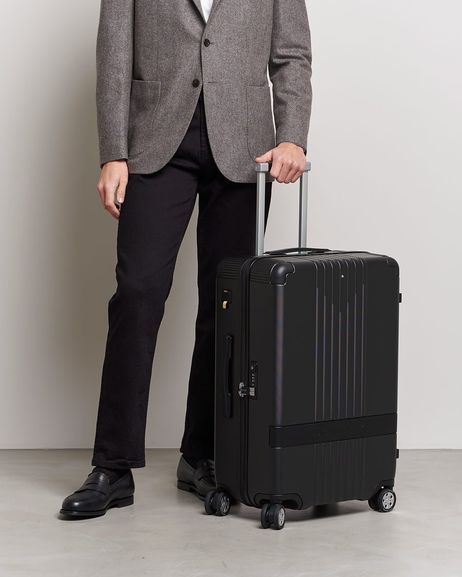 Herr | Stilsegment Formal | Montblanc | Trolley Small/Medium 4 Wheels Black