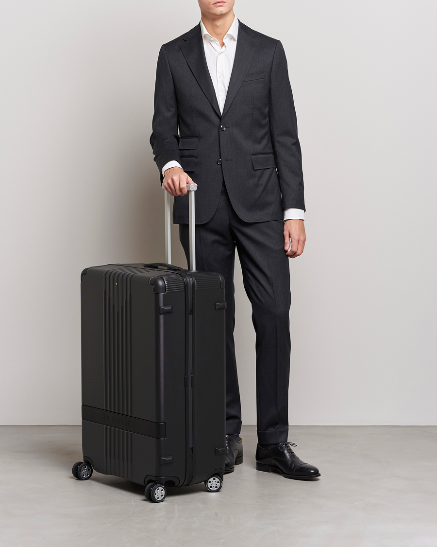 Herr | Väskor | Montblanc | Trolley Medium/Large 4 Wheels Black
