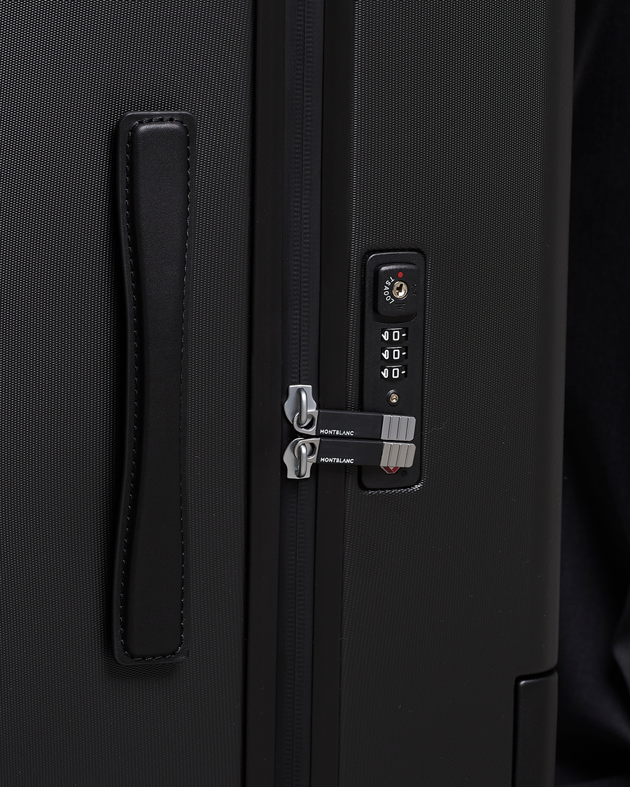 Herr | Montblanc Trolley Medium/Large 4 Wheels Black | Montblanc | Trolley Medium/Large 4 Wheels Black
