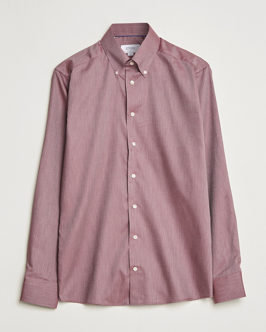 Herr | Skjortor | Eton | Wrinkle Free Button Down Oxford Shirt Red