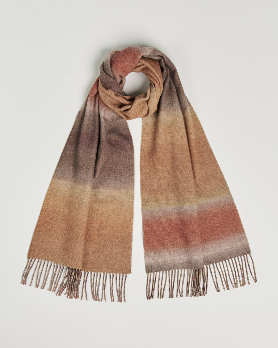 Herr | Eton Block Wool Scarf Orange | Eton | Block Wool Scarf Orange