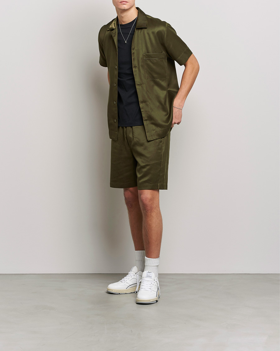 Herr | CDLP Short Sleeve Lounge Set Olive | CDLP | Short Sleeve Lounge Set Olive