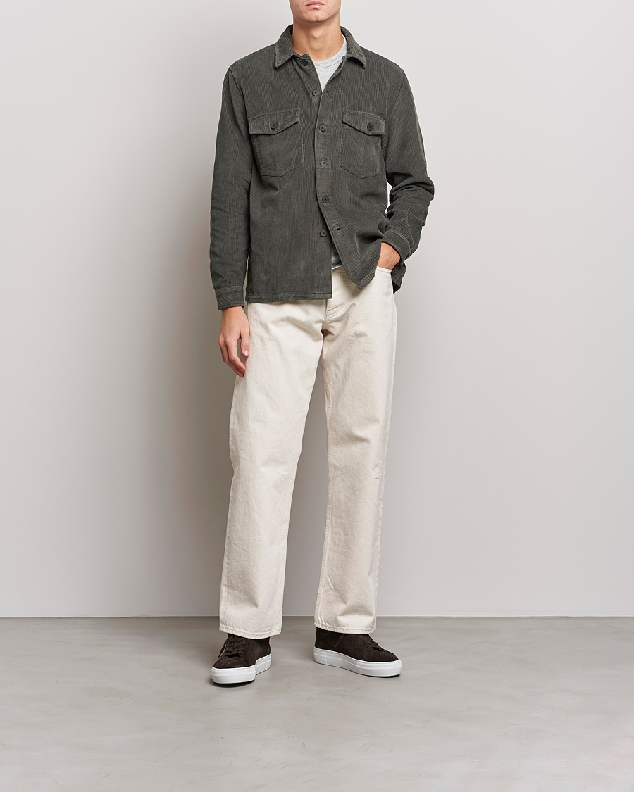 Herr |  | A Day's March | Carey Cord Overshirts Olive