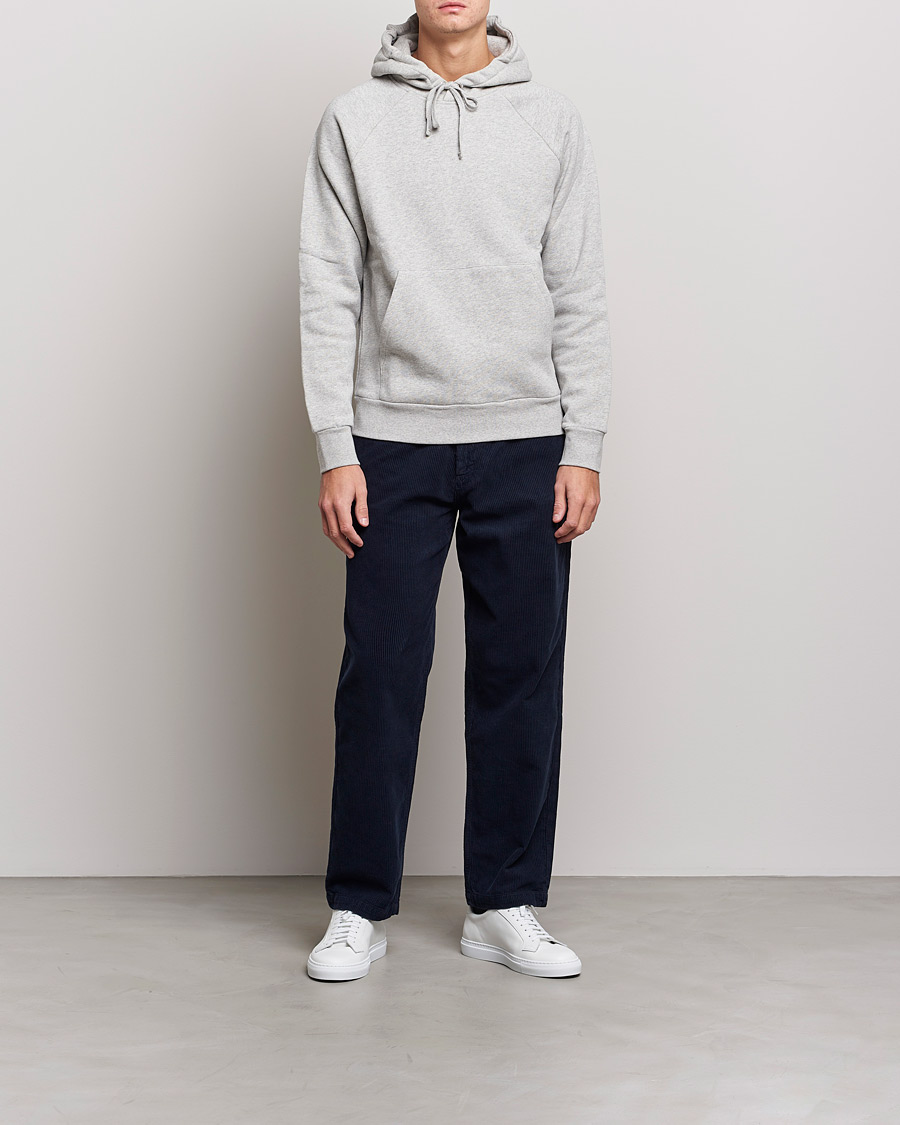 Herr | Byxor | A Day's March | Redwood Cord Trousers Navy