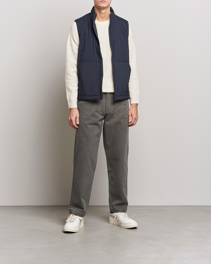 Herr | Byxor | A Day's March | Redwood Cotton/Tencel Trousers Olive