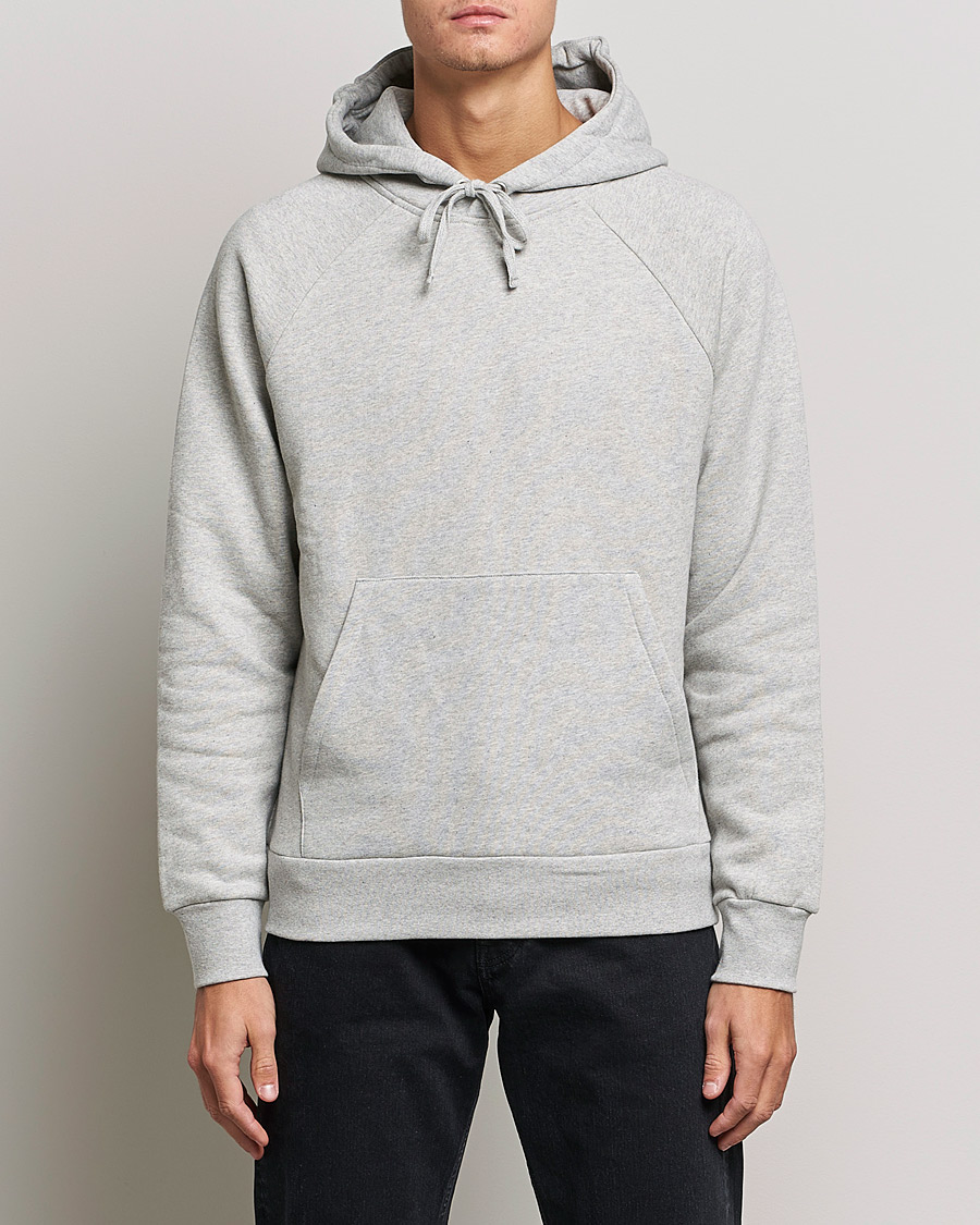 Herr | A Day's March | A Day's March | Lafayette Organic Cotton Hoodie Grey Melange