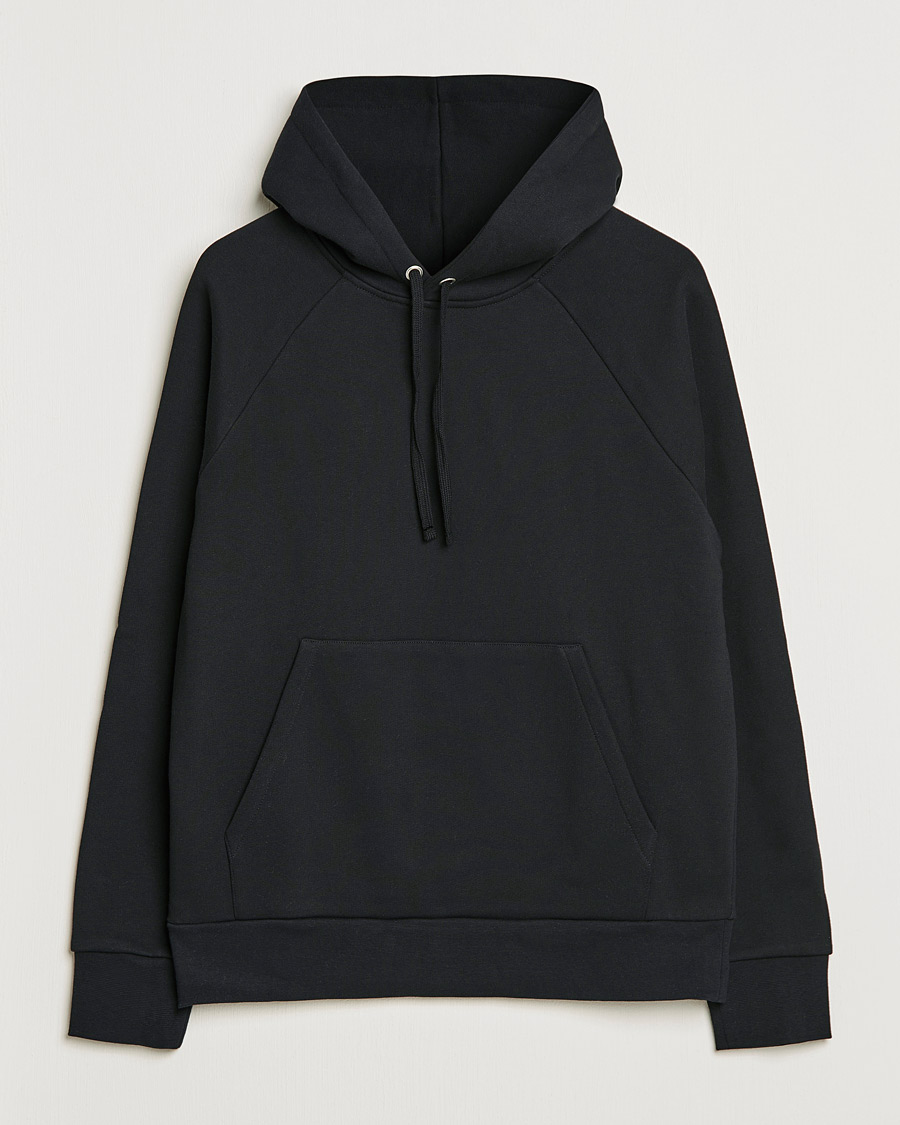 Herr | Tröjor | A Day's March | Lafayette Organic Cotton Hoodie Black