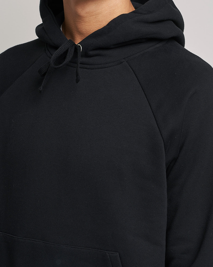 Herr | Tröjor | A Day's March | Lafayette Organic Cotton Hoodie Black