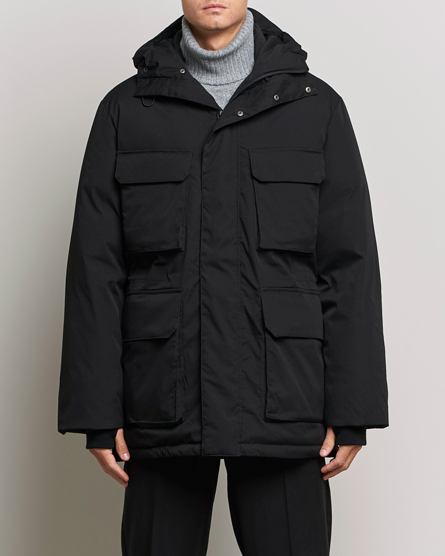 Herr | Vinterjackor | A Day's March | Caraz Puffer Parka Black
