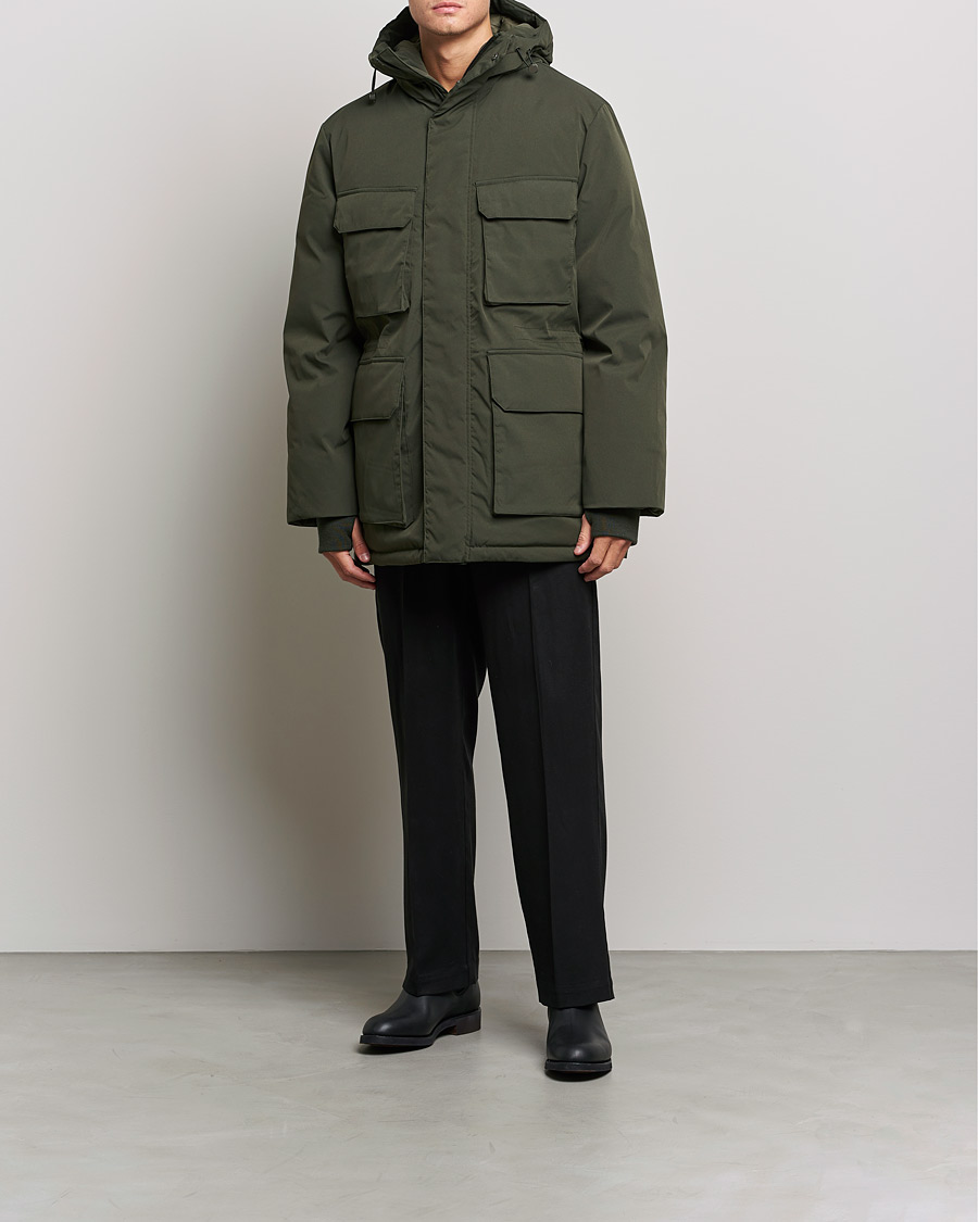 Herr | Parkas | A Day's March | Caraz Puffer Parka Olive