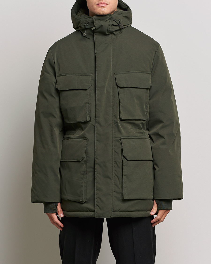 Herr | Jackor | A Day's March | Caraz Puffer Parka Olive