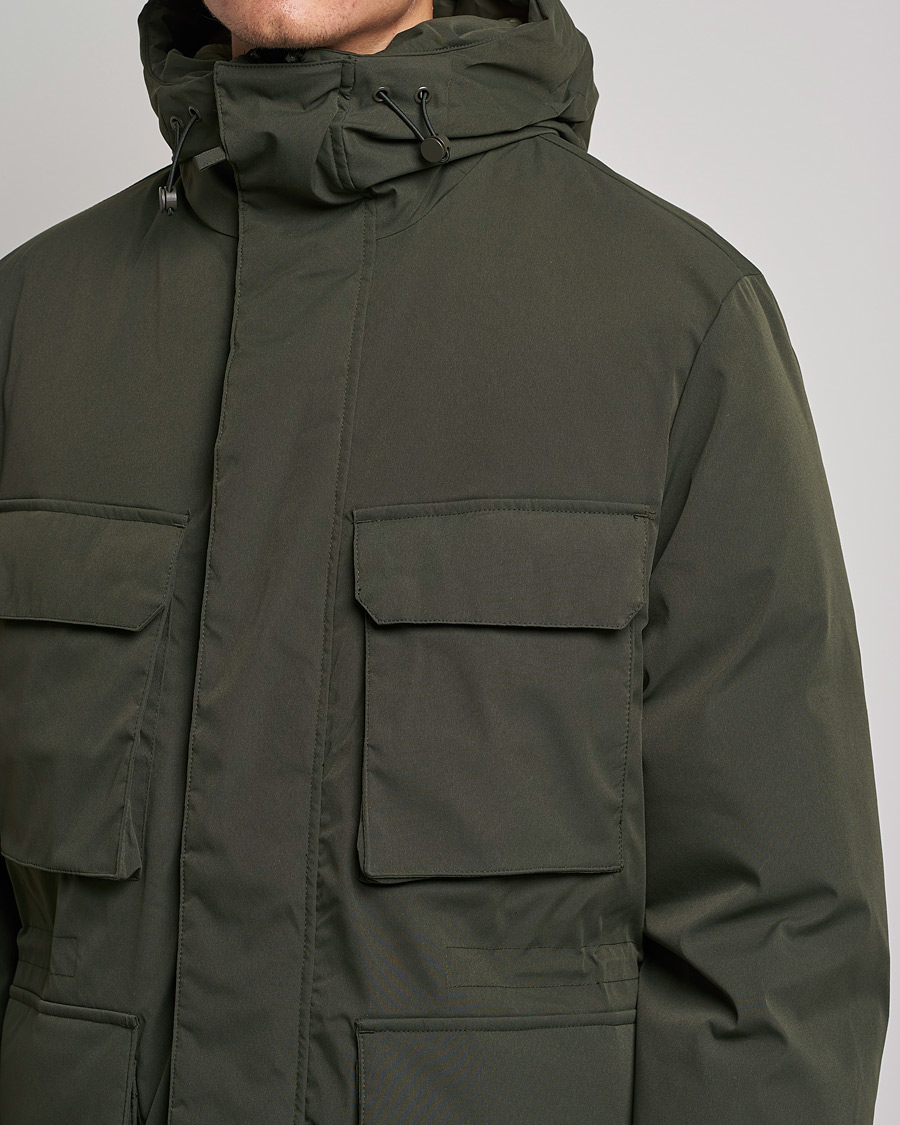 Herr | Jackor | A Day's March | Caraz Puffer Parka Olive