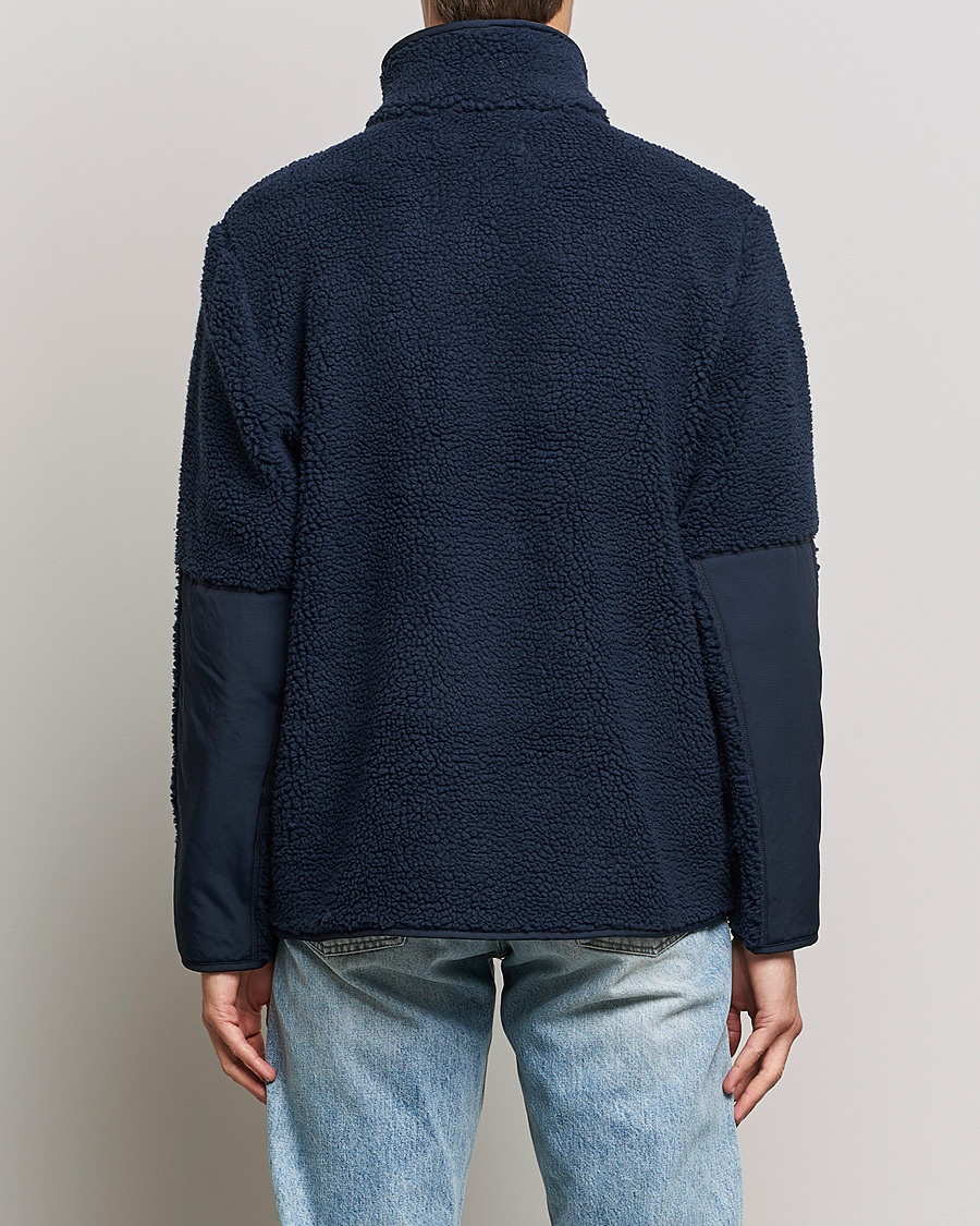 Herr | Tröjor | A Day's March | Tone Pile Fleece Jacket Navy