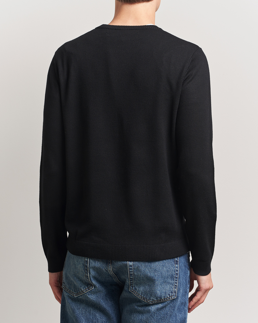 Herr | Tröjor | A Day's March | Alagón Merino Crew Black