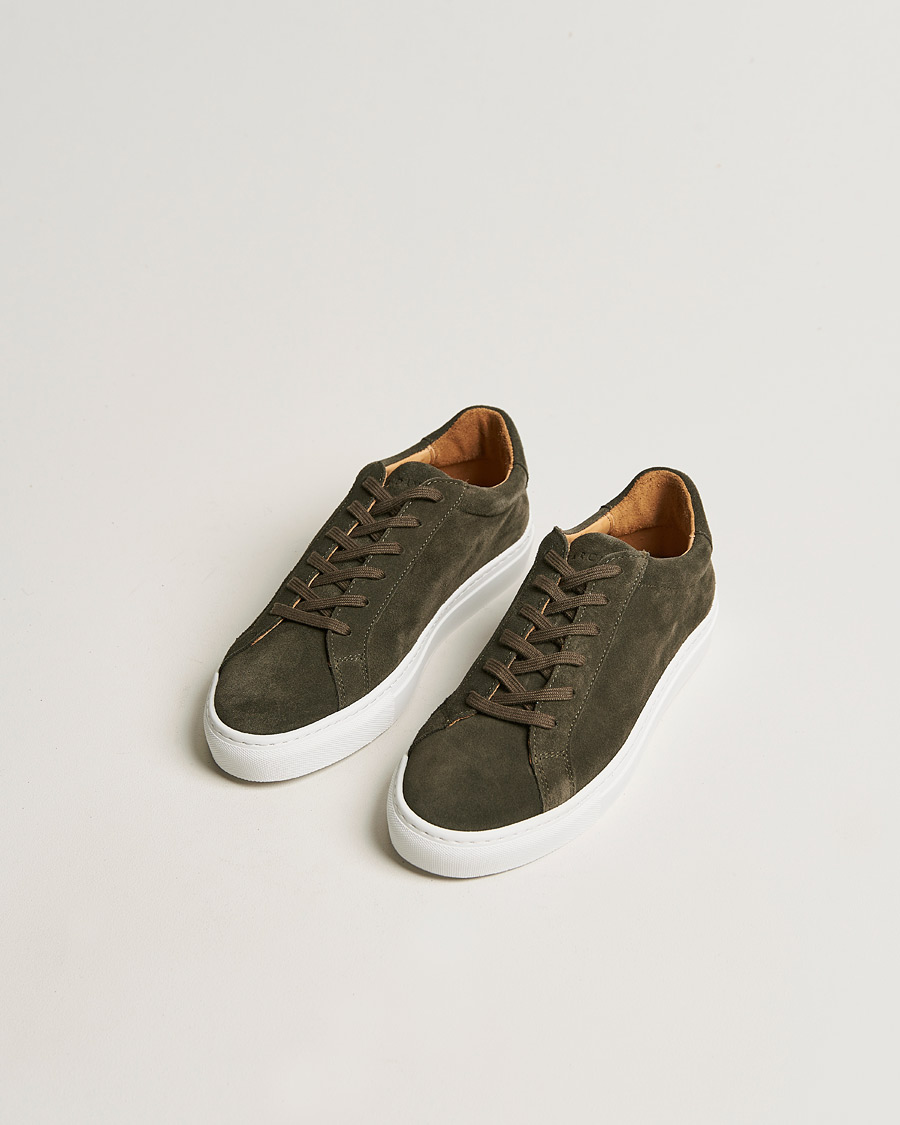 Herr | A Day's March Suede Marching Sneaker Dark Olive | A Day's March | Suede Marching Sneaker Dark Olive