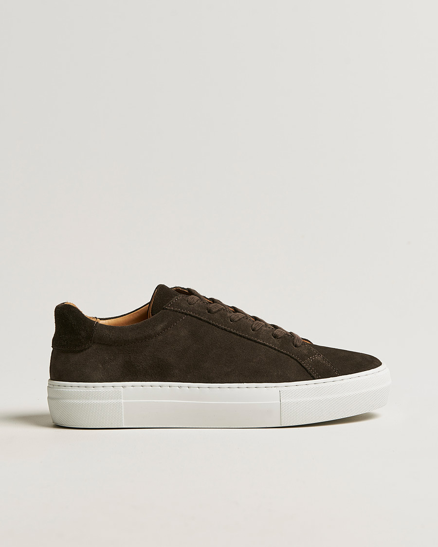Herr | Contemporary Creators | A Day's March | Marching Sneaker Platform Suede Chocolate