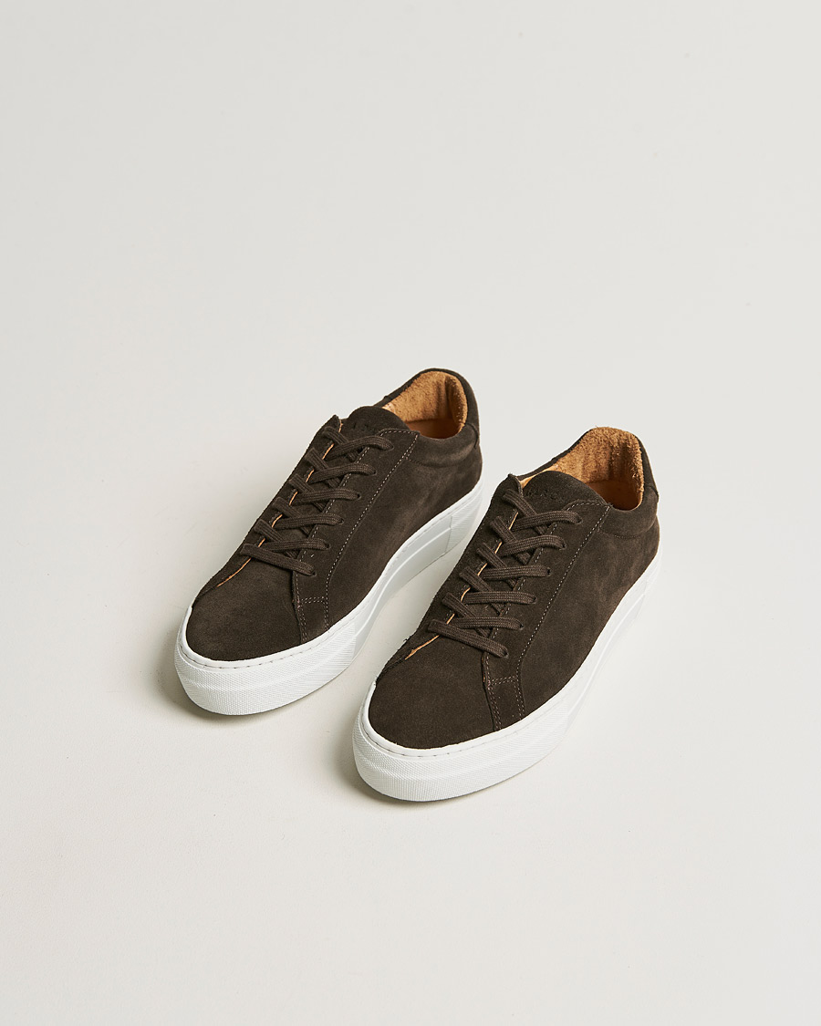 Herr | A Day's March Marching Sneaker Platform Suede Chocolate | A Day's March | Marching Sneaker Platform Suede Chocolate