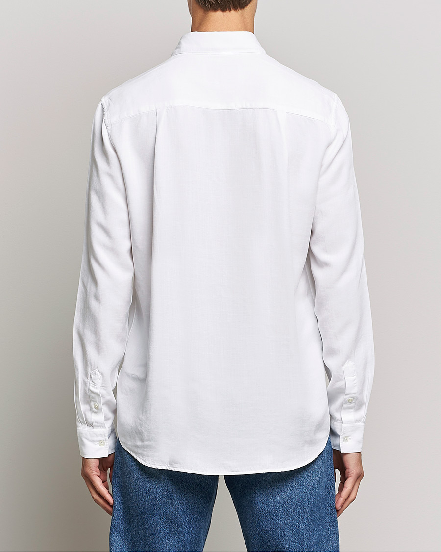 Herr | Skjortor | A Day's March | Daintree Lyocell Shirt White