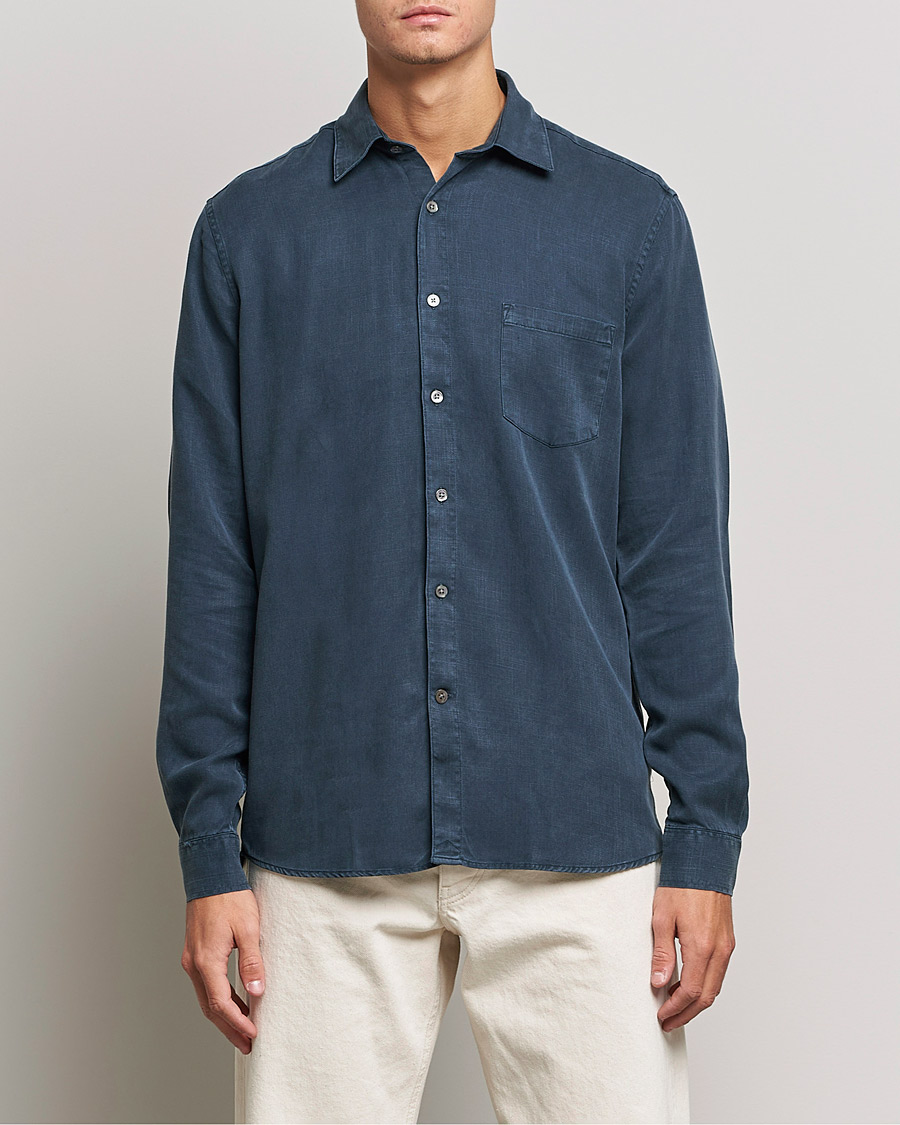 Herr |  | A Day's March | Daintree Tencel Shirt Navy