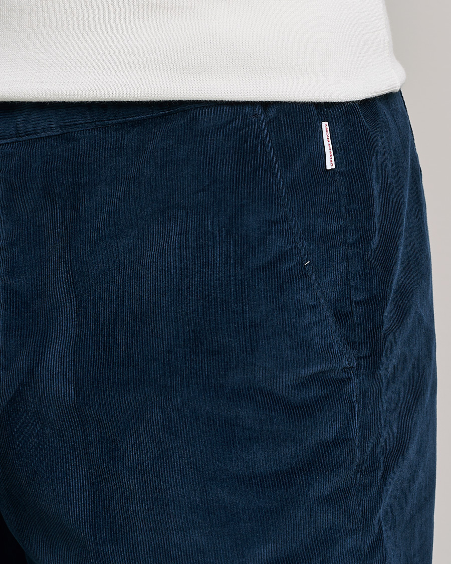 Herr | Shorts | Orlebar Brown | Bulldog Corduroy Drawcord Shorts Midnight Navy