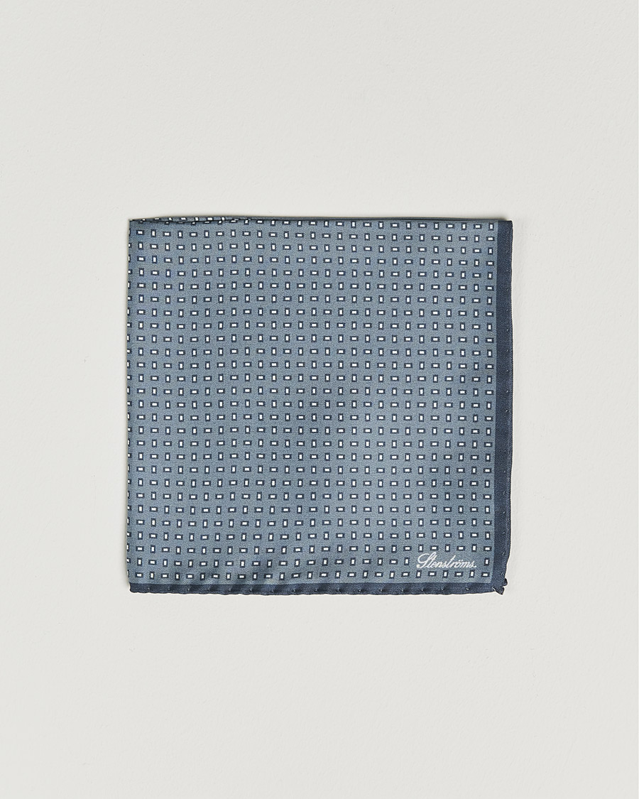 Herr | Näsdukar | Stenströms | Silk Handkerchief Grey