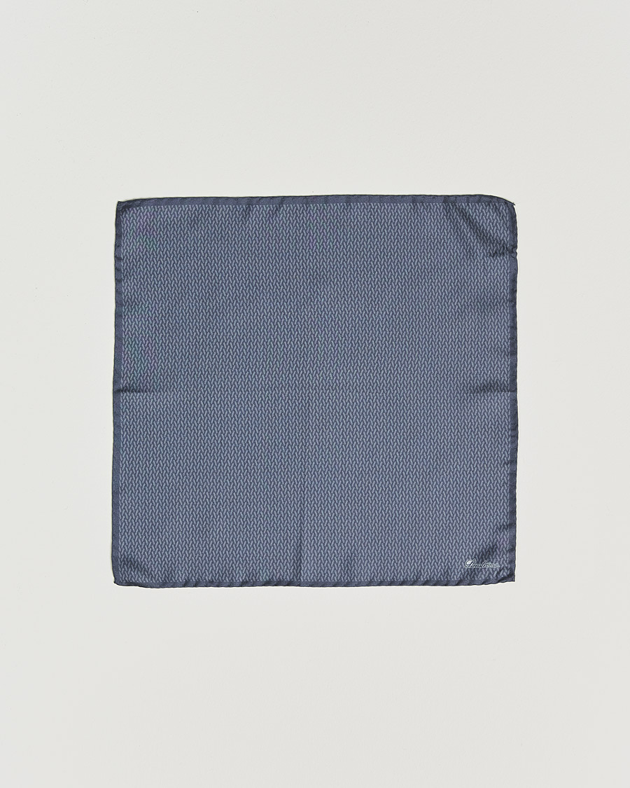 Herr |  | Stenströms | Silk Handkerchief Mid Grey