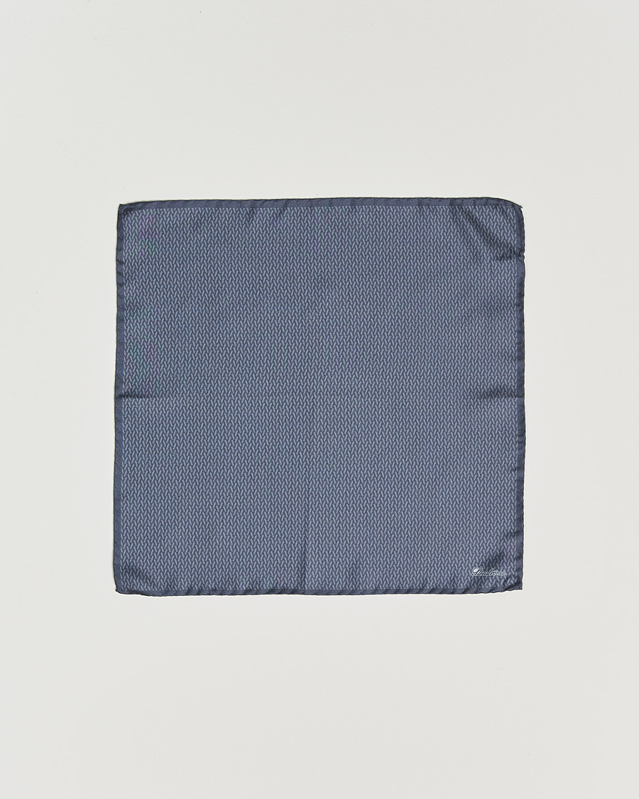 Herr | Näsdukar | Stenströms | Silk Handkerchief Mid Grey