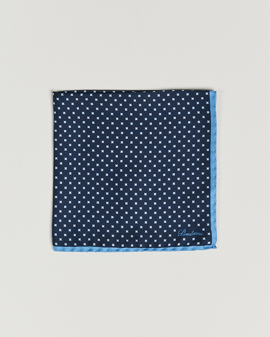 Herr | Stenströms Silk Handkerchief Dark Blue | Stenströms | Silk Handkerchief Dark Blue