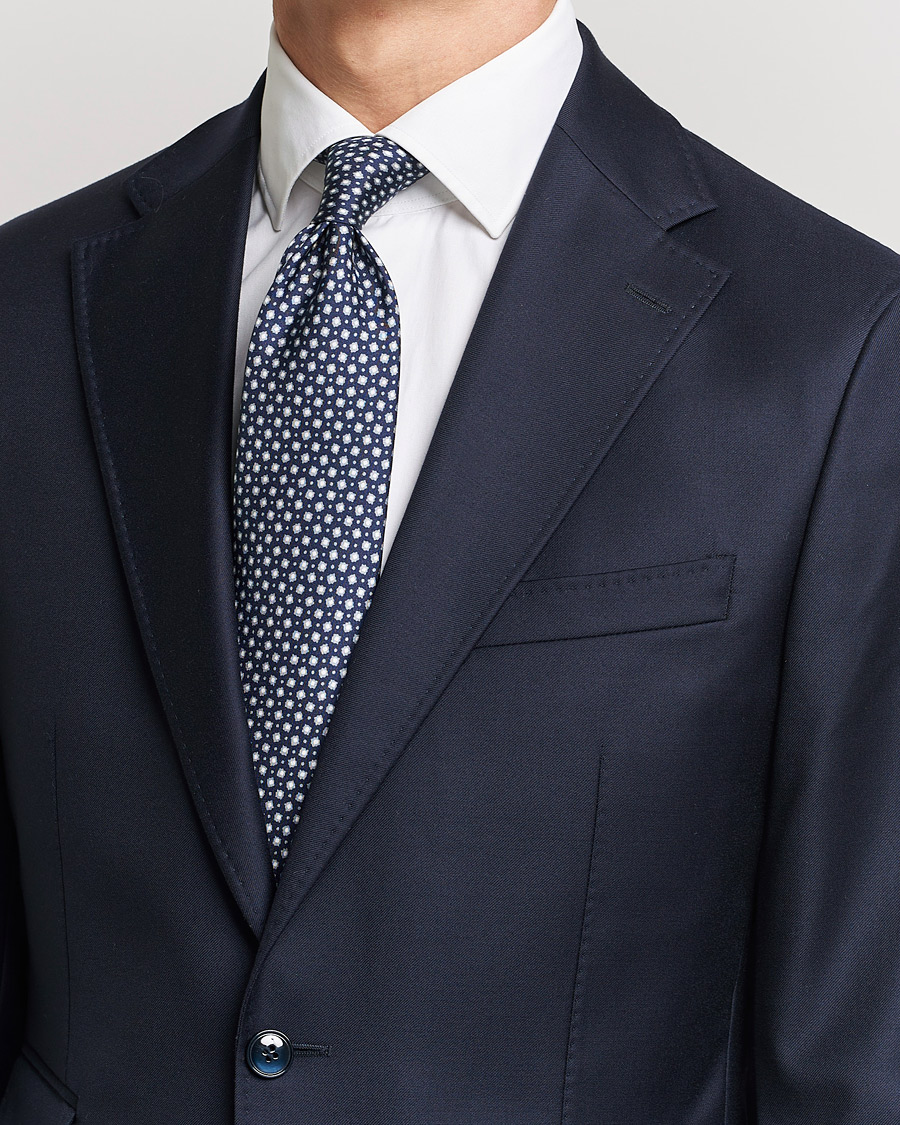 Herr | Stenströms Silk Tie Dark Blue | Stenströms | Silk Tie Dark Blue