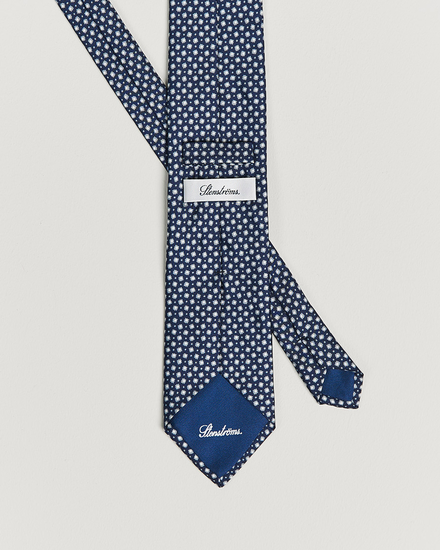 Herr | Stenströms Silk Tie Dark Blue | Stenströms | Silk Tie Dark Blue