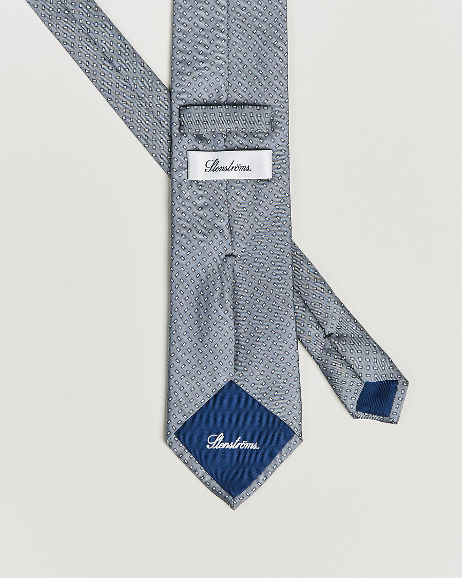 Herr | Slipsar | Stenströms | Silk Tie Grey
