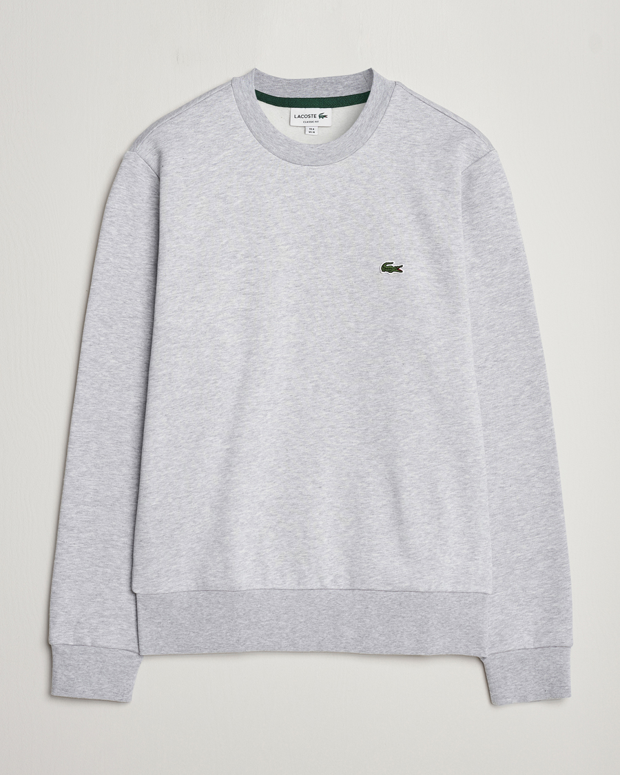 Herr | Tröjor | Lacoste | Crew Neck Sweatshirt Silver Chine