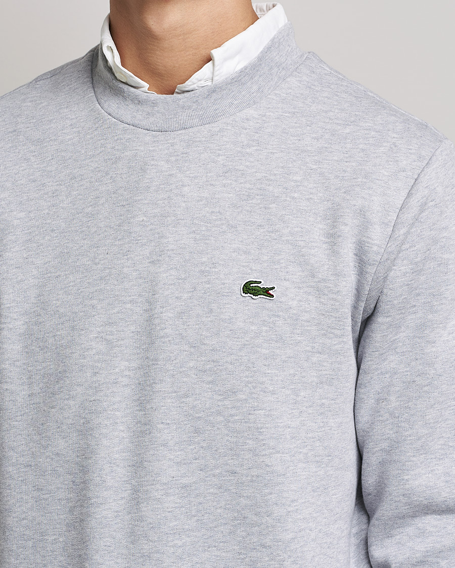 Herr | Tröjor | Lacoste | Crew Neck Sweatshirt Silver Chine