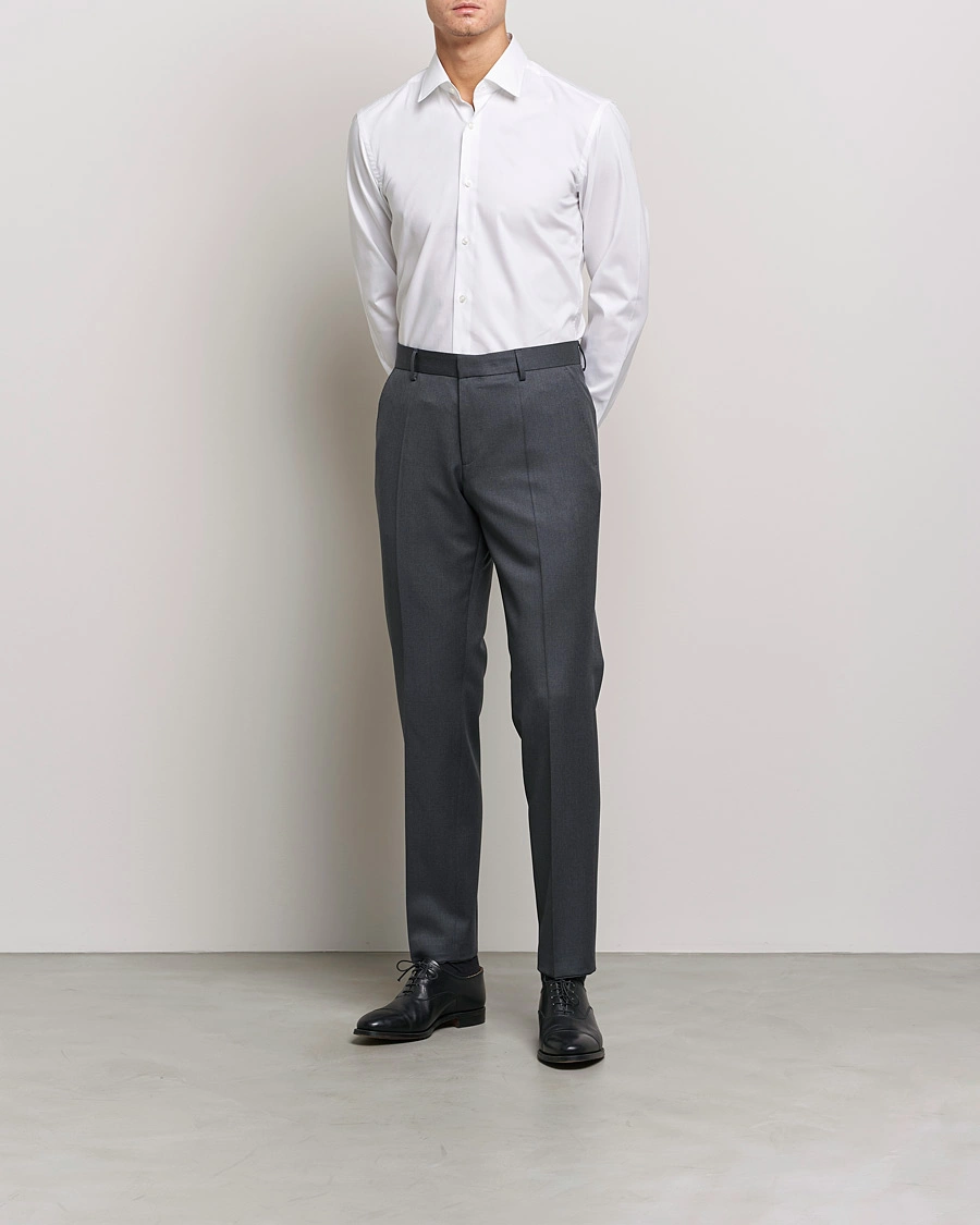 Herr | Kläder | BOSS BLACK | Hank Slim Fit Shirt White