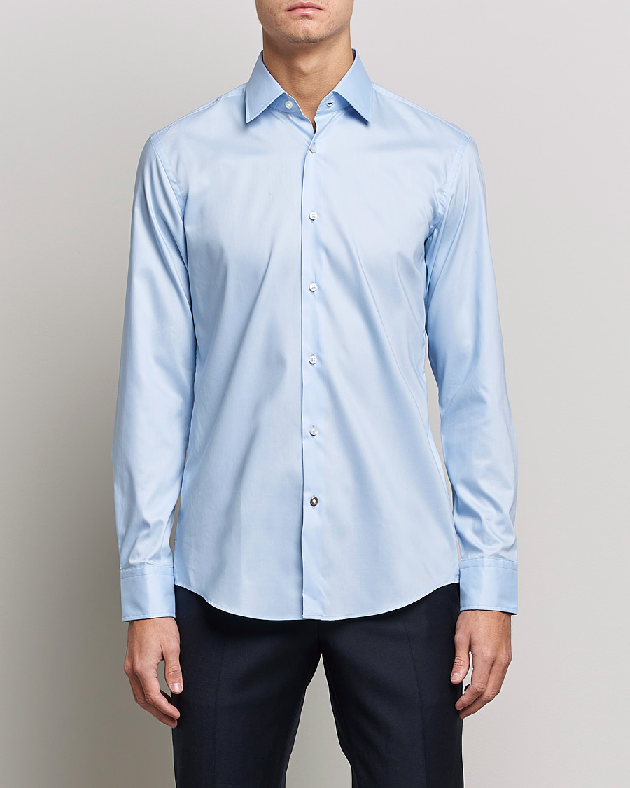 Herr | Wardrobe basics | BOSS BLACK | Hank Slim Fit Shirt Light Blue