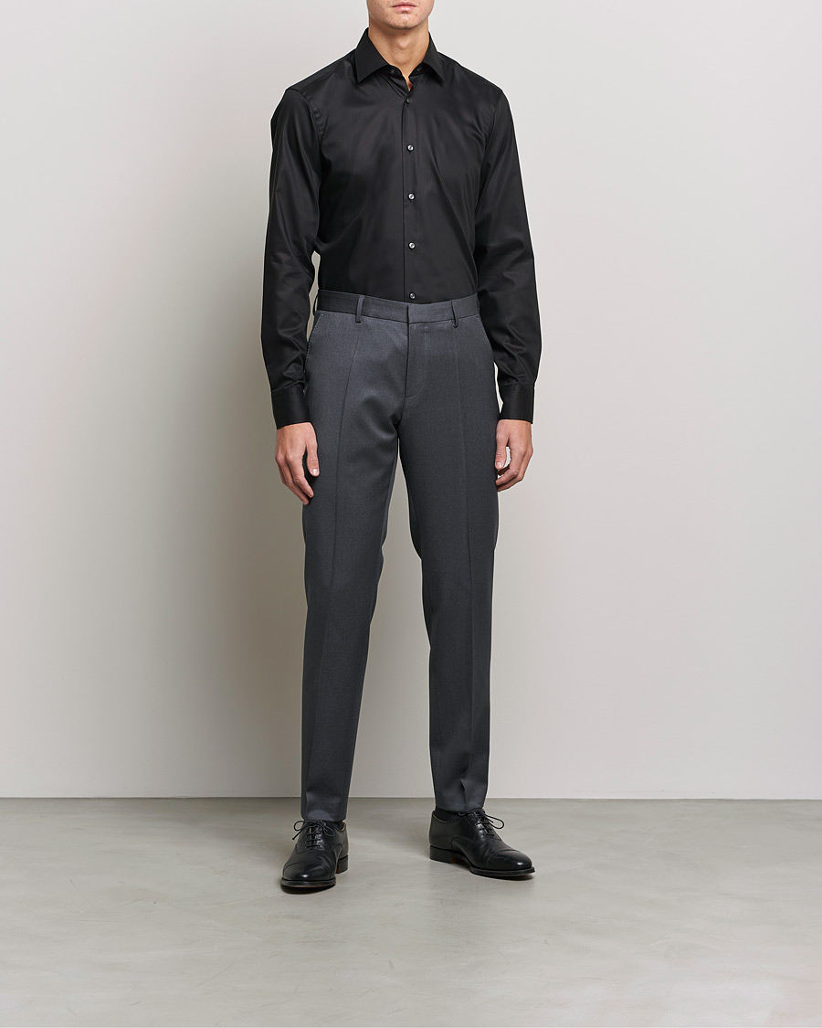 Herr | Businesskjortor | BOSS BLACK | Joe Regular Fit Shirt Black