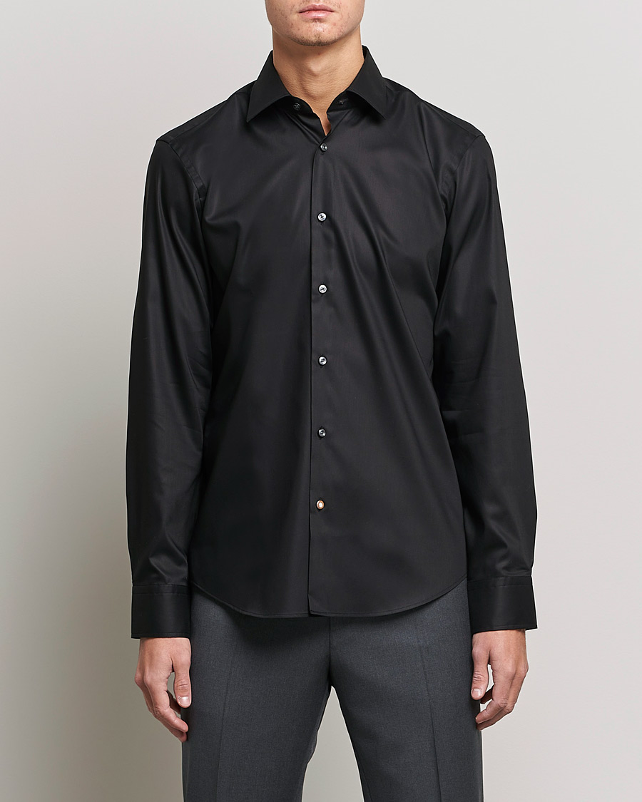 Herr | Businesskjortor | BOSS BLACK | Joe Regular Fit Shirt Black