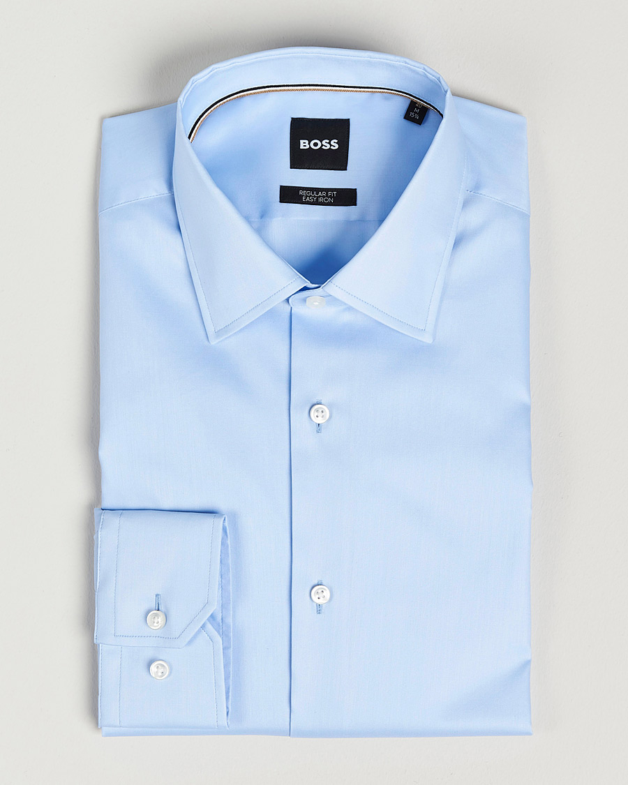 Herr | Skjortor | BOSS BLACK | Joe Regular Fit Shirt Light Blue