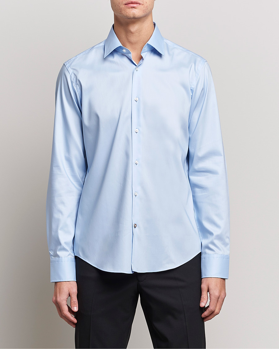 Herr | Skjortor | BOSS BLACK | Joe Regular Fit Shirt Light Blue